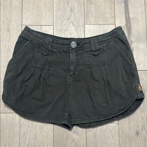 Free People Women's Black Shorts 100% Cotton